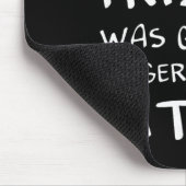 Lustiges Frolf Disc Golf, dann traf es mich Sket B Mousepad (Ecke)