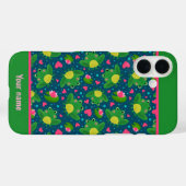 Lustiges Frosch-Muster Benutzername Neue Anfänge Case-Mate iPhone Hülle (Rückseite (Horizontal))