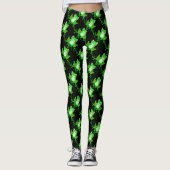 Lustiges Frosch-Muster Leggings (Vorderseite)