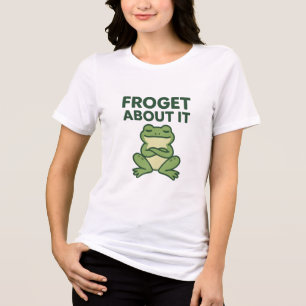 Lustiges Frosch-Wortspiel-Design für Froschliebhab Tri-Blend Shirt