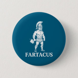 Lustiges Furz-Design-Furz-T-Shirt Griechenland-Wit Button