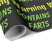 Lustiges Furz-Geschenkpapier Geschenkpapier (Rolleneckpunkt)