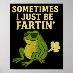 Lustiges Furz-Meme Manchmal furze ich einfach nur Poster