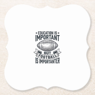 Lustiges Fußball-Bildungs-Vintage-Shirt-Design (2) Untersetzer