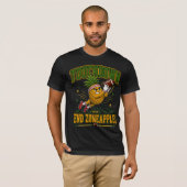 Lustiges Fußball-Pineapple T-Shirt (Vorne ganz)