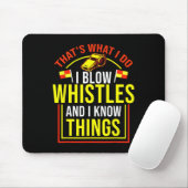 Lustiges Fußball-Schiedsrichter-Design, Geschenk f Mousepad (Mit Mouse)