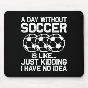 Lustiges Fußball-Shirt Jungen Männer Frauen Sport Mousepad