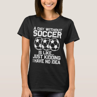 Lustiges Fußball-Shirt Jungen Männer Frauen Sport T-Shirt