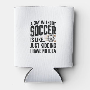 Lustiges Fußball-Tages-Zitat Vintage-Shirt-Design_ Dosenkühler