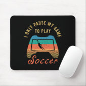 Lustiges Fußball-Zitat-Outfit für einen coolen Fuß Mousepad (Mit Mouse)