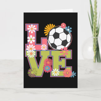Lustiges Fußballdesign für Mädchen Frauen Fußballl Karte