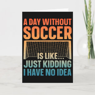 Lustiges Fußballdesign für Männer Frauen Fußballli Karte