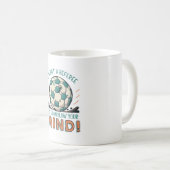 Lustiges Fußballdesign Kaffeetasse (VorderseiteRechts)