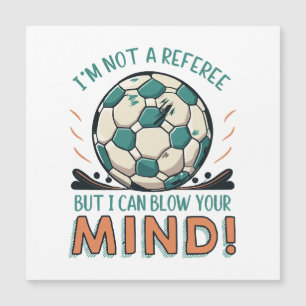Lustiges Fußballdesign Magnetkarte