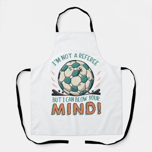 Lustiges Fußballdesign Schürze (Vorderseite)