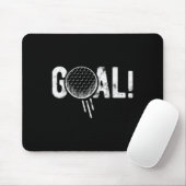 Lustiges Fußballtor Golf Vier Witz  Mousepad (Mit Mouse)