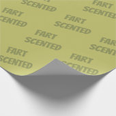 Lustiges Gag-Geschenkpapier. Geschenkpapier (Ecke)