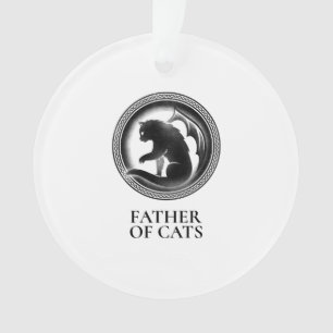 Lustiges Game of Thrones für Katzenliebhaber Vater Ornament