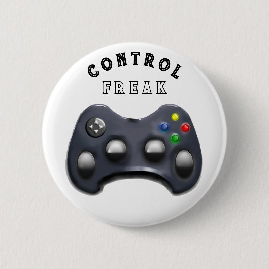 Lustiges Gamer-Geschenk Button (Vorderseite)