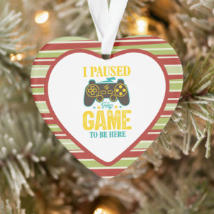 Lustiges Gamer-Geschenk - Ich habe mein Spiel paus Ornament