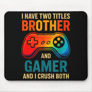 Lustiges Gamer Grafik T-Shirt für Jungen Teenager  Mousepad