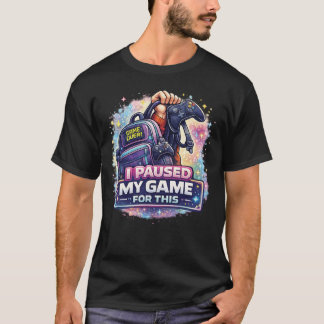 Lustiges Gamer-Schuldesign T-Shirt