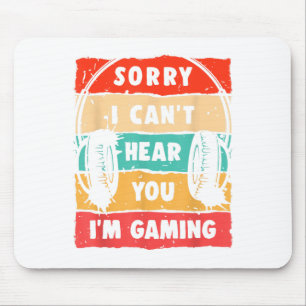 Lustiges Gamer-Shirt für jugendliche Jungen Männer Mousepad