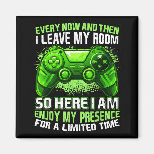 Lustiges Gamer-Shirt für Jungen Männer Teenager Vi Magnet