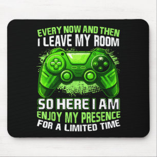 Lustiges Gamer-Shirt für Jungen Männer Teenager Vi Mousepad