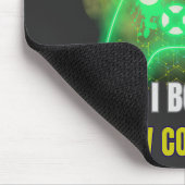Lustiges Gamer-Zitat Controller Grafik-Mauspad Mousepad (Ecke)