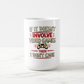 Lustiges Gamer-Zitat Videospiele Controller Kunst Kaffeetasse