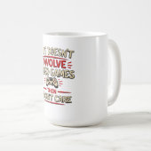 Lustiges Gamer-Zitat Videospiele Controller Kunst Kaffeetasse (VorderseiteRechts)