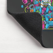 Lustiges Gaming hört nie auf Mousepad (Ecke)
