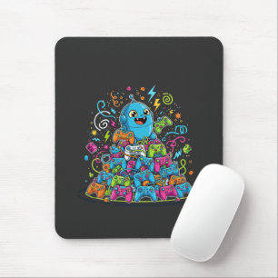 Lustiges Gaming hört nie auf  Mousepad