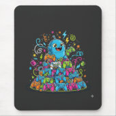 Lustiges Gaming hört nie auf Mousepad (Vorne)