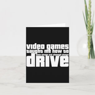 Lustiges Gaming Neues Fahrer Videospiel Fahren Ins Karte