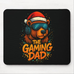 Lustiges Gaming-Vater-Weihnachts-Outfit Gamer-Gesc Mousepad