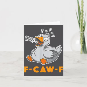 Lustiges Gänse-Meme-Shirt Witz Vogel Humor Spruch Karte