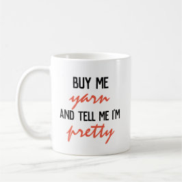 Lustiges Garn-Zitat Kaffeetasse