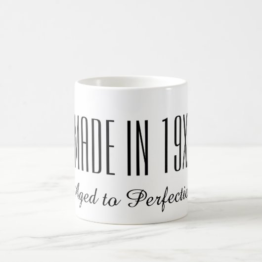 Lustiges gealtert zur Perfektion Kaffeetasse (Mittel)