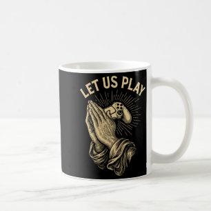 Lustiges Gebet für Gamer Wortspiel Retro Videospie Kaffeetasse