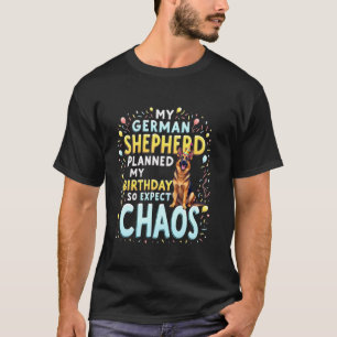 Lustiges Geburtstagsgeschenk Deutscher Schäferhund T-Shirt