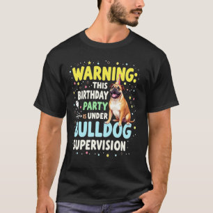 Lustiges Geburtstagsgeschenk English Bulldog Hund T-Shirt
