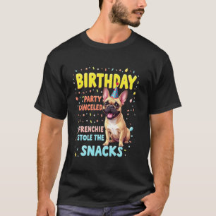 Lustiges Geburtstagsgeschenk Französische Bulldogg T-Shirt