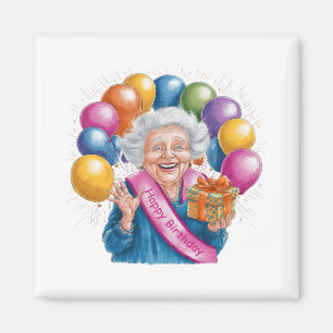 Lustiges Geburtstagsgeschenk für Nana Magnet
