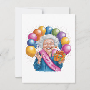 Lustiges Geburtstagsgeschenk für Nana Mitteilungskarte
