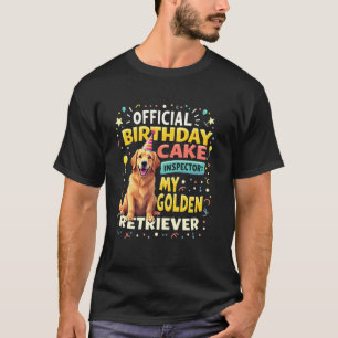 Lustiges Geburtstagsgeschenk Golden Retriever Hund T-Shirt