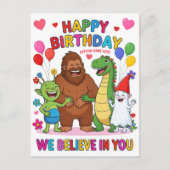 Lustiges Geburtstagsgeschenk Postkarte (Vorderseite)