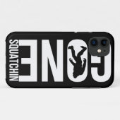 Lustiges gegangenes Squatchin Case-Mate iPhone Hülle (Rückseite (Horizontal))