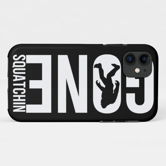 Lustiges gegangenes Squatchin Case-Mate iPhone Hülle (Rückseite (Horizontal))